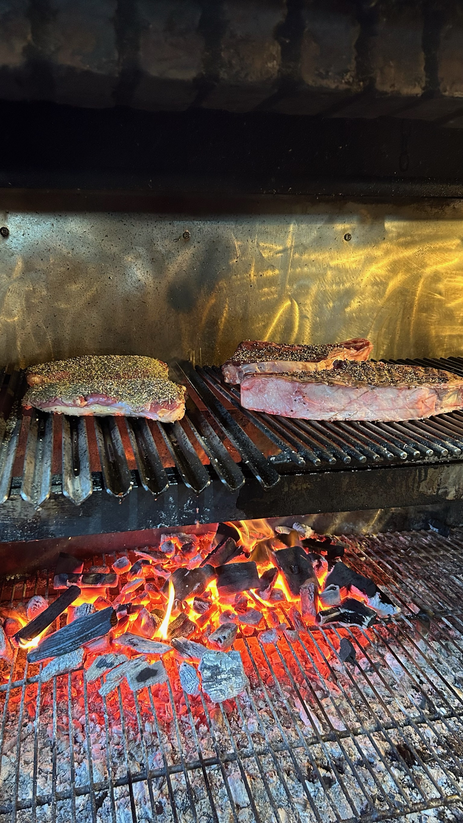 Grillade au brasero