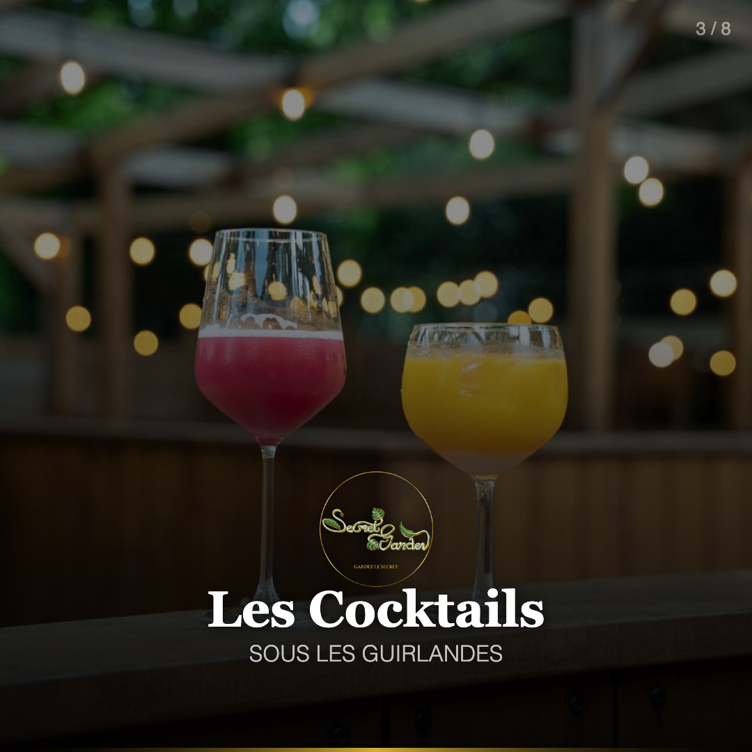 Cocktails maison